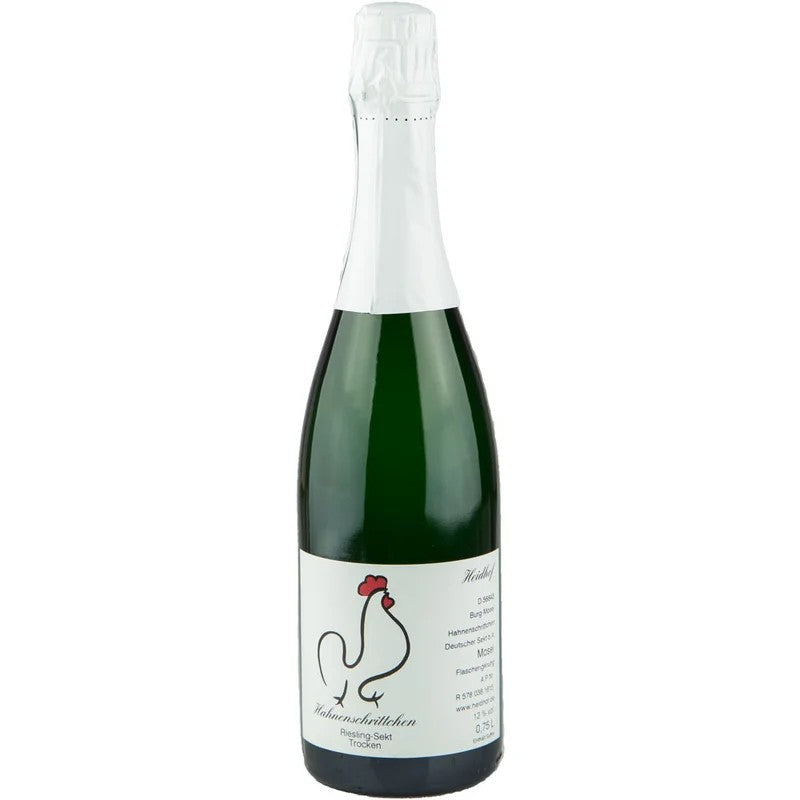 HeidhofBurgerHahnenschrittchenRieslingSekt2015