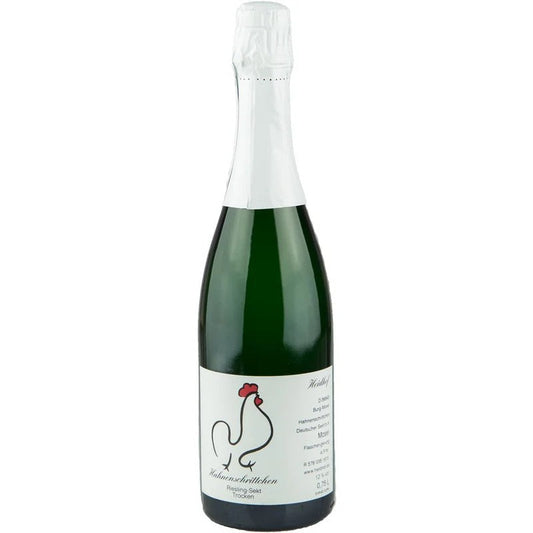 HeidhofBurgerHahnenschrittchenRieslingSekt2015