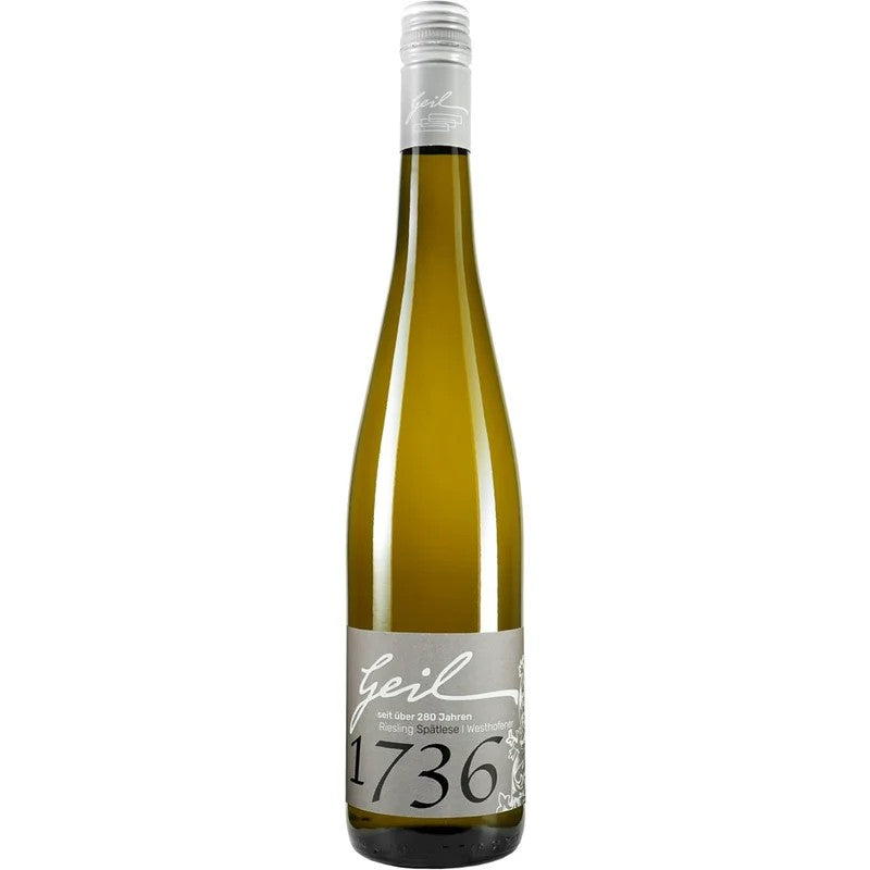 HelmutGeil2024WesthofenerKirchspielRiesling“1736”Spätlesesüß