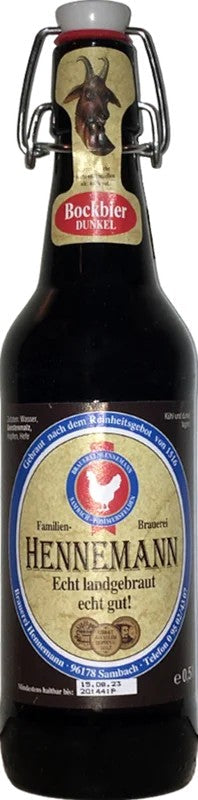 HennemannSambach–BockbierDunkel:Bier-Bewertung&Test–BeerTasting