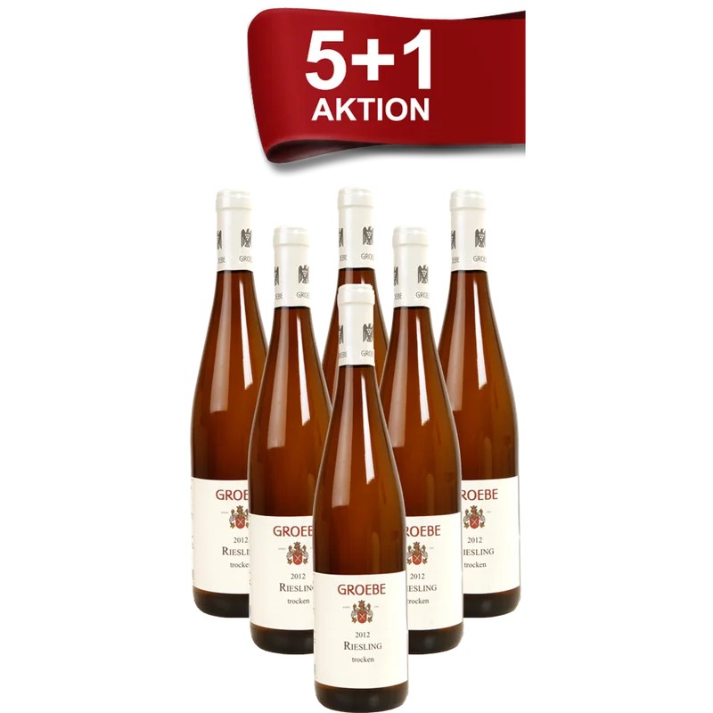 K.F.Groebe5+1Aktionspaket“FrischSpritzig”RieslingQbA2012