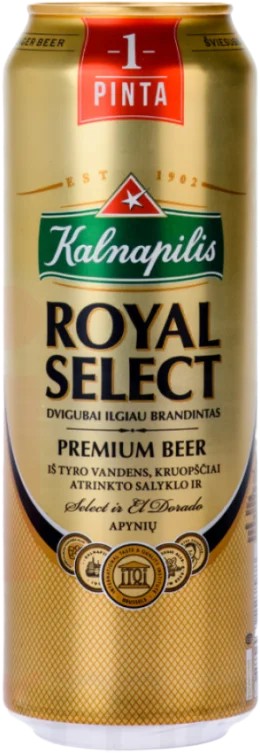 Kalnapilis–RoyalSelect:Bier-Bewertung&Test–BeerTasting