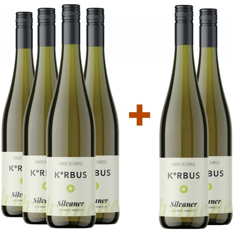 KorbusWine4+2PaketSilvanerZellingerSonnleitetrocken
