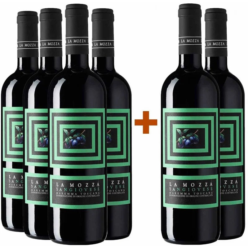 LaMozza4+2PaketSangioveseMaremmaToscanaDOCtrocken