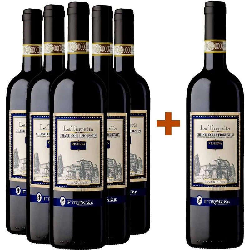 LaQuerce5+1PaketLaTorrettaChiantiColliFiorentiniRiservaDOCGBio