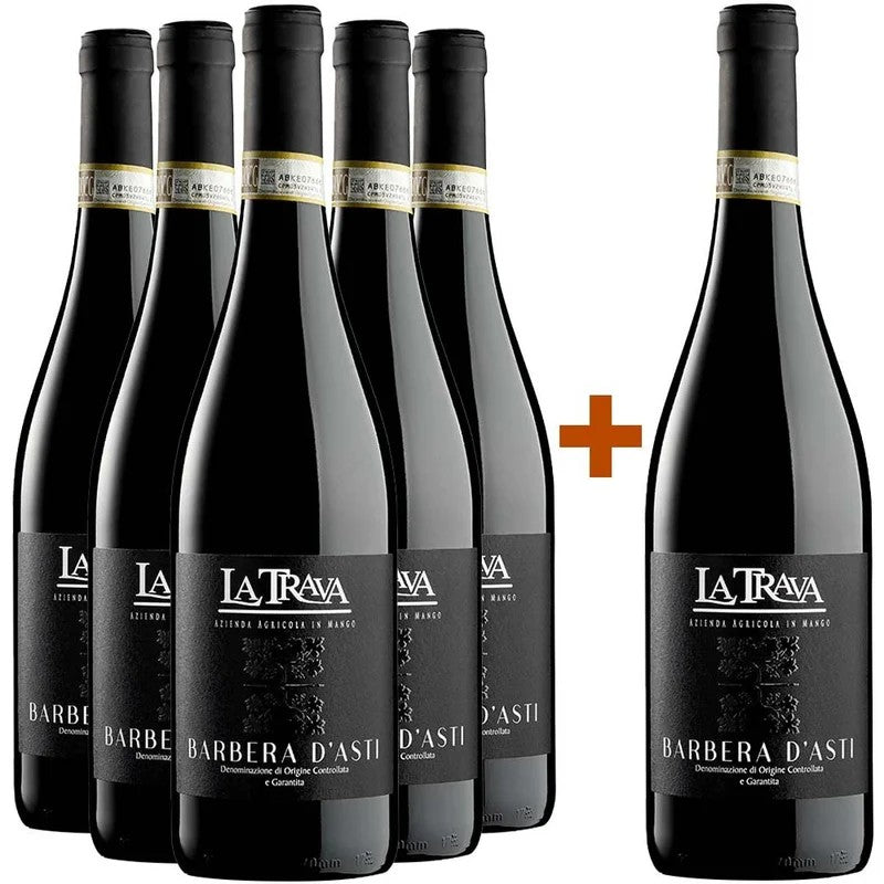 LaTrava5+1PaketBarberad’AstiDOCGtrocken