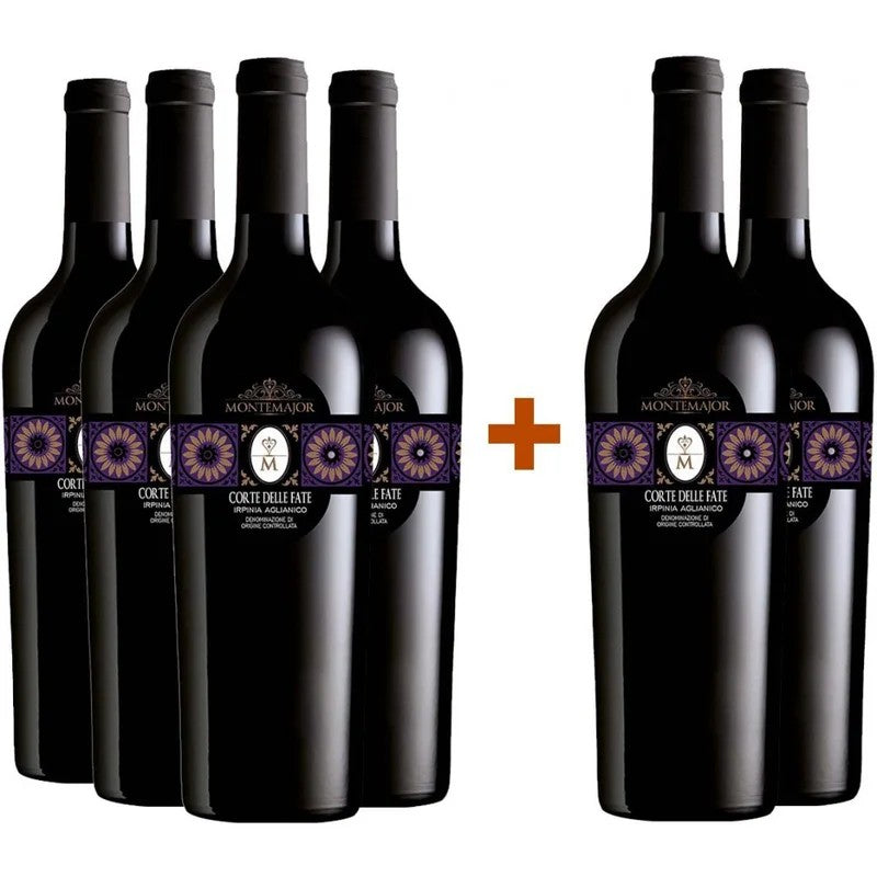 Montemajor4+2PaketCortedelleFateAglianicoIrpiniaDOCtrocken
