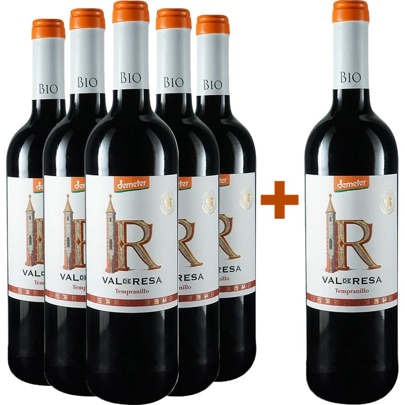 NavarrsotilloBiodynamic&OrganicWinesAktionspaket5+1ValdeResaTempranilloNavarraDO