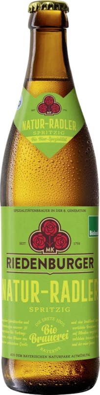 Riedenburger–Natur-Radler:Bier-Bewertung&Test–BeerTasting
