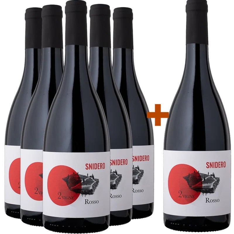 SnideroVini5+1PaketRossoDueVigneSelezioneBIO