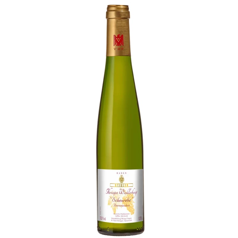 Stigler1998WinklerbergIhringenScheurebeBeerenausleseVDP.GroßeLageedelsüß0375L