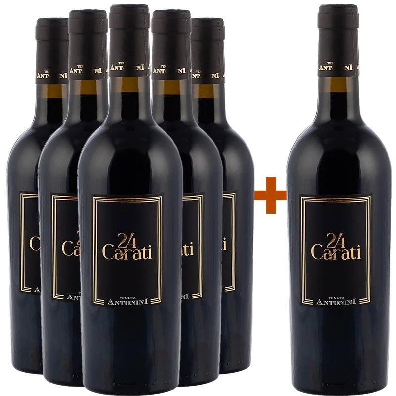 TenutaAntoniniAlessio5+1Paket24CaratiRossoMontepulcianod’AbruzzoDOC