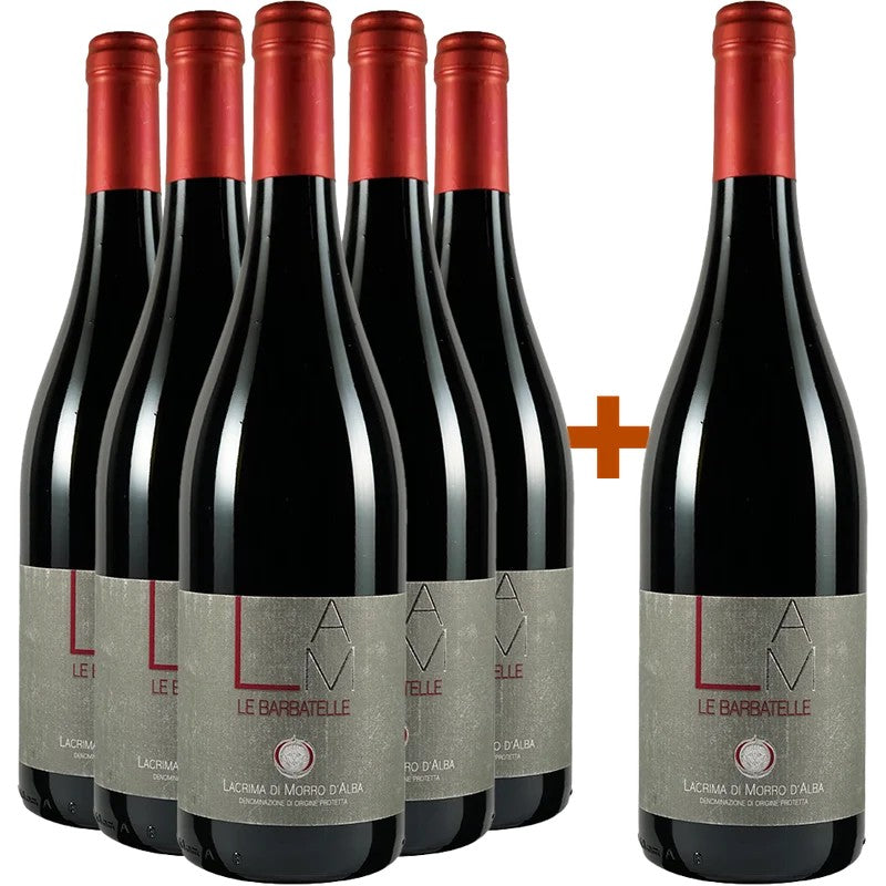 TenuteCesaroni5+1PaketLeBarbatelleLacrimaMorroD’albaDOC