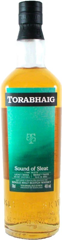 TorabhaigSoundofSleatSingleMaltScotchWhisky460%vol.070lIsleofSkyeTeangueTheDistilleryatTorabhaigzweitelizenzierteSingleMaltScotchWhisky-BrennereiTorfgehalt5–6JahreReifungFirst-Fill-Bourbon-FässernamerikanischeEichebarrique
