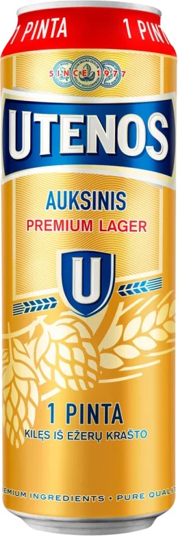 UtenosAlaus(Carlsberg)–Auksinis:Bier-Bewertung&Test–BeerTasting
