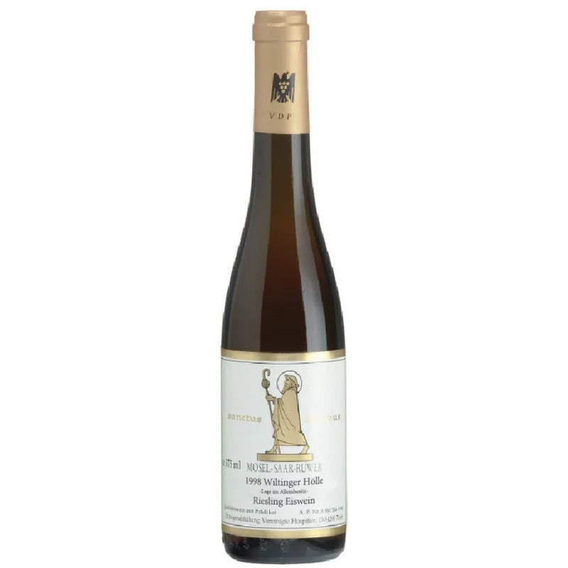 VereinigteHospitien1998WiltingerHölleRieslingEisweinedelsüß0375L