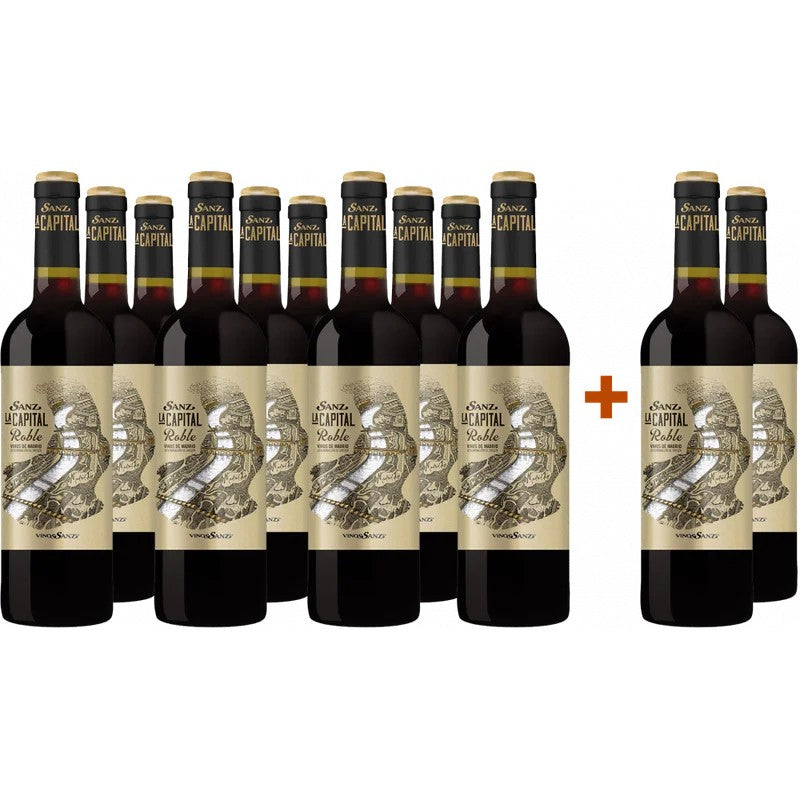 VinosSanzAktionspaket10+2LaCapitalRobleVinosdeMadridDO