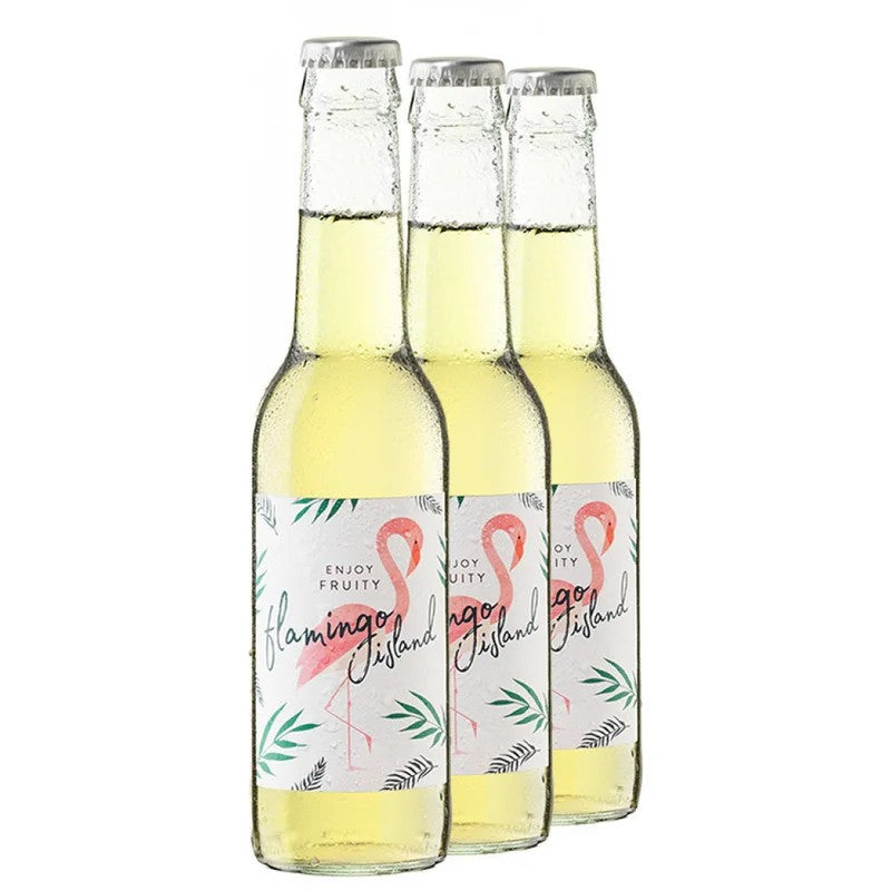 Weinbiet3xFlamingoIslandWeinschorle0275L