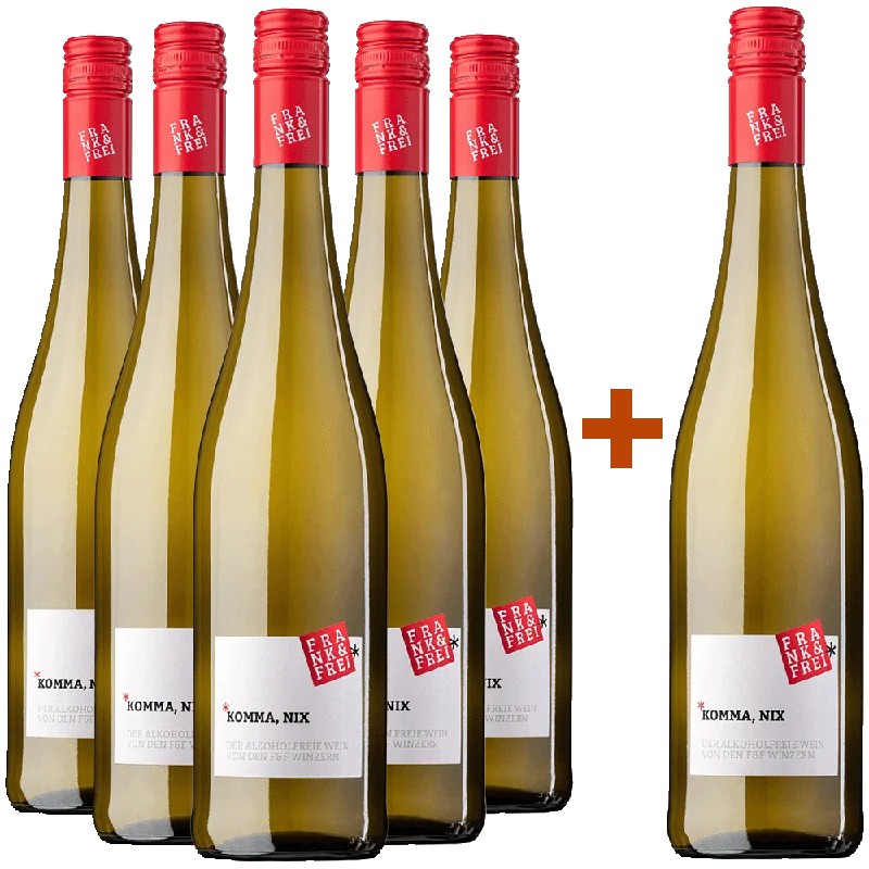 WeingutBaldauf5+1PaketFrank&Frei“KommaNix”alkoholfrei