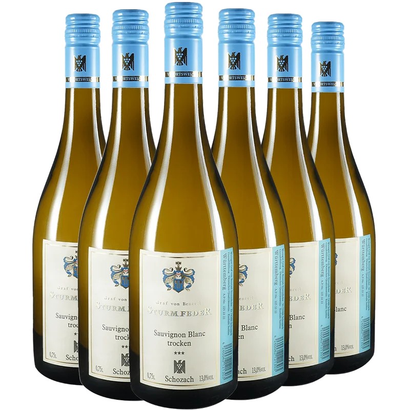 WeingutGrafvonBentzel-Sturmfeder6erPaketSchozachSauvignonBlanc***