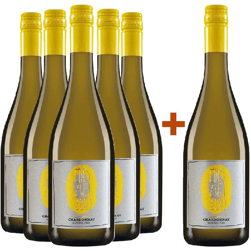 WeingutLeitz5+1PaketEINS-ZWEI-ZEROChardonnayentalkoholisiert