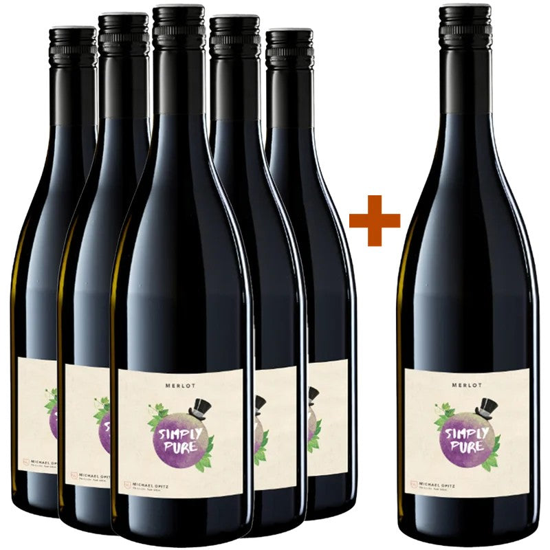 WeingutMichaelOpitz5+1PaketMerlot“SimplyPure”BIO
