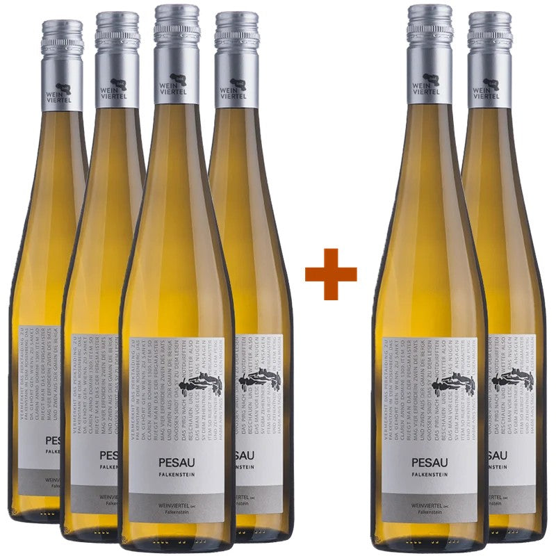 WeingutPesau4+2PaketWeinviertelDACGrünerVeltlinerFalkensteintrocken