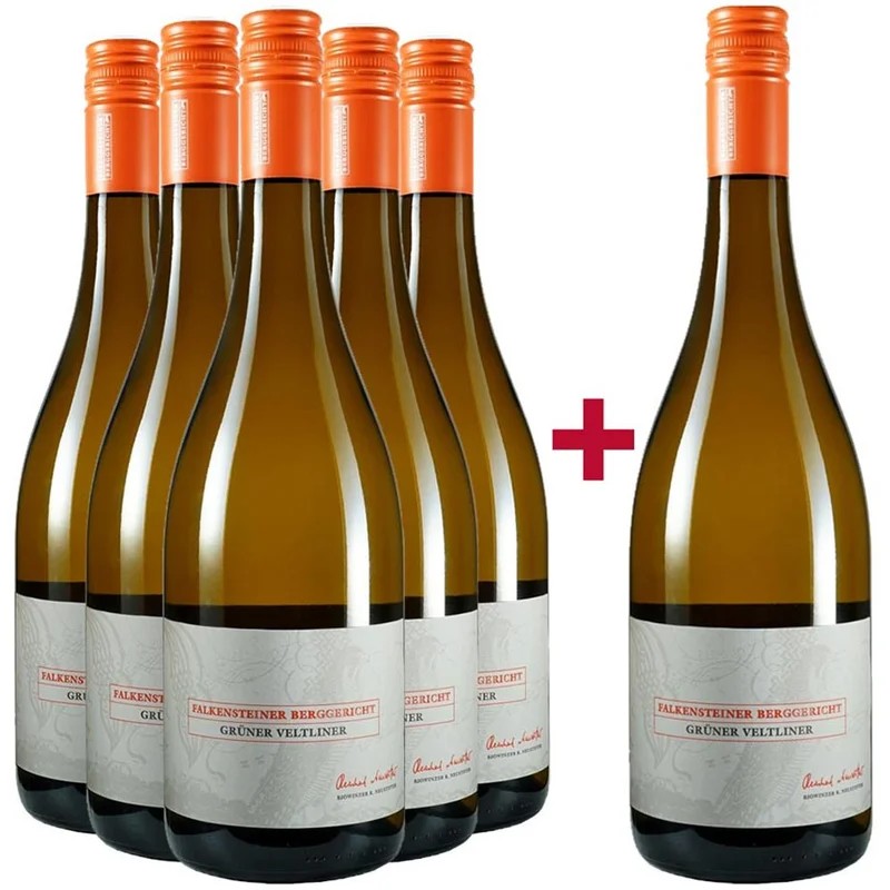 WeingutTorzurSonne5+1Paket“FalkensteinerBerggericht”GrünerVeltlinertrocken