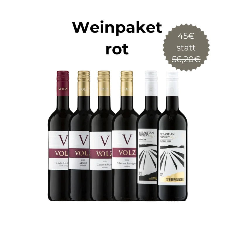 Weinpaketrot–jetztonlinekaufen|Bio-WeingutVolz&Sohn