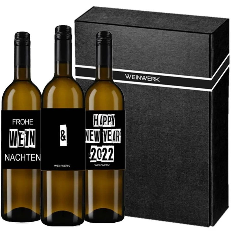 WeinwerkFroheWei(h)nachten&HappyNewYearimPräsentkarton