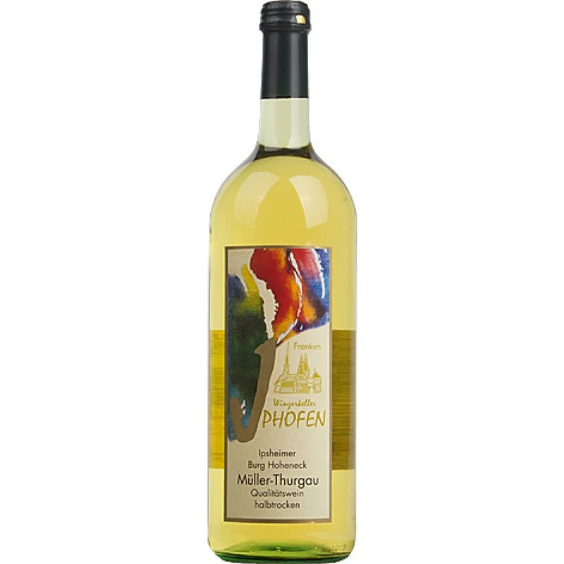 WinzerkellerIphofenBurgHoheneckMüller-Thurgau1L2014